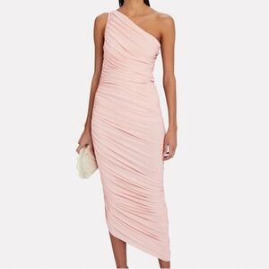 NORMA KAMALI DIANA DRESS BLUSH PINK XS‎